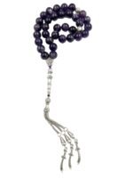 Amethyst Islamic 33 Beads Prayer Tasbeeh Misbaha - Image 3