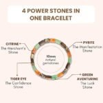 Money Magnet Bracelet - Natural Multi Stone Beads Jewelry - Image 5