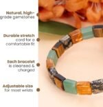 Money Magnet Bracelet - Natural Multi Stone Beads Jewelry - Image 3