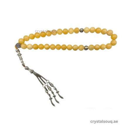 CRYSTAL SOUQ Calcite 33 Beads Tasbeeh