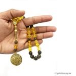 CRYSTAL SOUQ Citrine Labradorite 33 Beads Tasbeeh