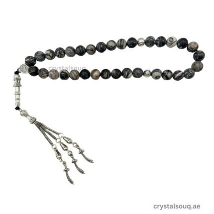 CRYSTAL SOUQ Picasso Jasper 33 Beads Tasbeeh