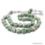 Tree Agate Matte Finish Tasbeeh 33 Beads