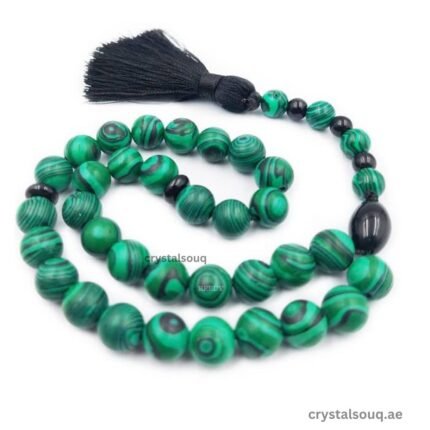 Green Resin Beads Tasbeeh 33 Beads