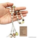 CRYSTAL SOUQ Rhodochrosite Beads Tasbeeh 33 Beads