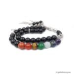 Tourmaline 7 Chakra Tasbeeh 33 Beads
