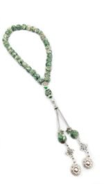 Natural Agate Stone 33 Beads Tasbih | Tashbeeh Misbaha Prayer Beads | Islamic Rosary for Dhikr, Meditation & Spiritual Serenity - Image 3