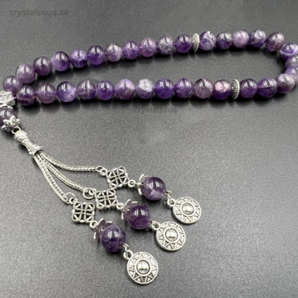 Amethyst Tasbeeh - 33 Beads by Crystal Souq