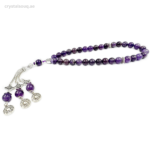 Natural Amethyst Beads Tasbeeh – 33 Beads Islamic Prayer Beads | Spiritual Healing Misbaha - Image 4