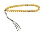Natural Calcite 33 Beads Stone Prayer Tasbeeh Misbaha - Image 2