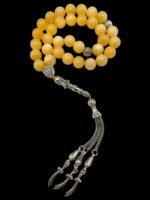Natural Calcite 33 Beads Stone Prayer Tasbeeh Misbaha - Image 5