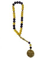 Natural Citrine Amethyst 33 Beads Stone Prayer Tasbeeh Misbaha - Image 2
