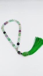 Multi Fluorite Stone Prayer Beads Tasbih Natural Fluorite Stone Misbaha Rosary Tasbeeh 33 Beads - Image 3