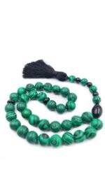 Green Resin 33 Bead Tasbih, 8mm Misbaha Rosary, Islamic Prayer Beads, Perfect Dhikr Tool, Ramadan Gift - Image 2