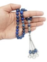 Natural Lapis Lazuli Beads Tasbeeh 33 Beads Prayer Beads - Image 2