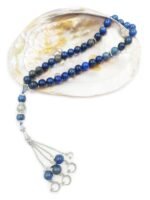 Natural Lapis Lazuli Beads Tasbeeh 33 Beads Prayer Beads - Image 4