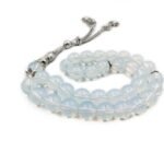 Islamic Prayer Opalite tasbih 33 BeadsTasbih, Misbaha Tasbeeh, Size 10 mm, (33 Beads)