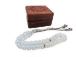 Islamic Prayer Opalite tasbih 33 BeadsTasbih, Misbaha Tasbeeh, Size 10 mm, (33 Beads) - Image 3