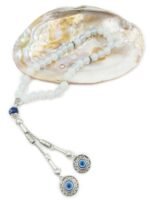 Opalite Stone With Evil Eye 33 Beads Prayer Tasbeeh Misbaha - Image 4