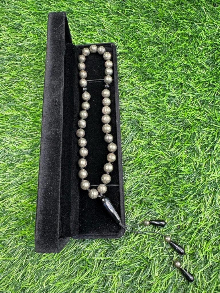 Natural Pyrite Beads Tasbeeh