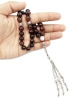 Red Tiger Eye 33 Beads Stone Prayer Tasbeeh Misbaha - Image 5