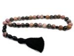 Rhodonite 33 Beads Prayer Tasbih | For Calming Energy, Serenity and Spiritual Clarity | Islamic Gift, Bracelet or Necklace, Premium Craftsmanship | Bead Size : 10 MM