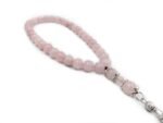 Natural Rose Quartz Tasbih 33 Beads, 10mm Beads Misbaha Rosary with Wooden Box - Image 5