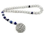 Islamic Prayer Selenite Tasbih, Natural Stone Misbaha Tasbeeh for Unisex Adults