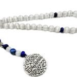 Islamic Prayer Selenite Tasbih, Natural Stone Misbaha Tasbeeh for Unisex Adults