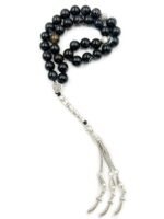 Natural Sulemani Agate 33 Beads Prayer Tasbeeh Misbaha - Image 2