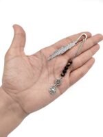 Natural Tiger Eye Tasbeeh and Bookmark with Wooden Gift Box - Image 3