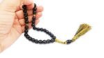 Natural Black Tourmaline 33 Beads Tasbih 10 mm Stone Beads Misbaha - Image 3