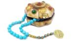 Turquoise Tasbih Islamic Religion Tasbeeh Beautiful Misbaha Beads Tasbih For Prayer (33 Beads) - Image 5