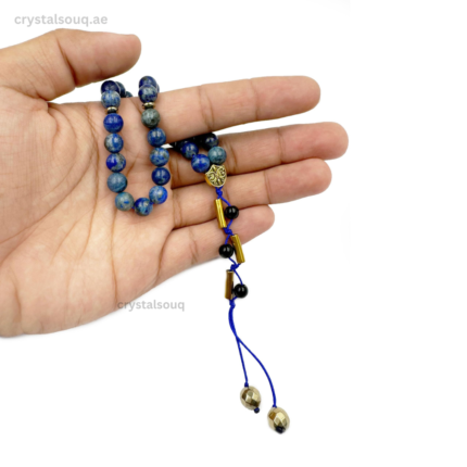 Natural Lapis Lazuli Beads Tasbeeh by CRYSTAL SOUQ