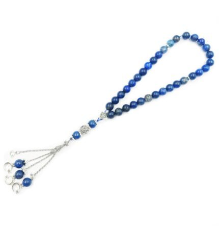 Natural Lapis Lazuli Stone Beads Tasbeeh by CRYSTAL SOUQ
