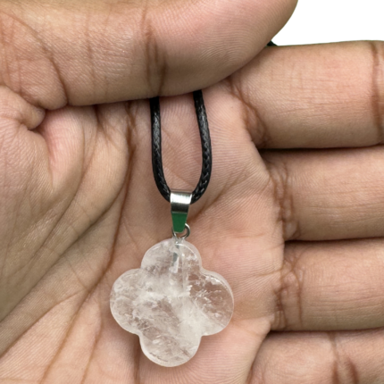 Natural Clear Quartz Stone Pendant