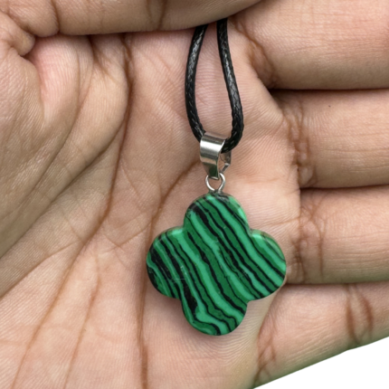 CRYSTAL SOUQ Imitaion Malachite Pendant