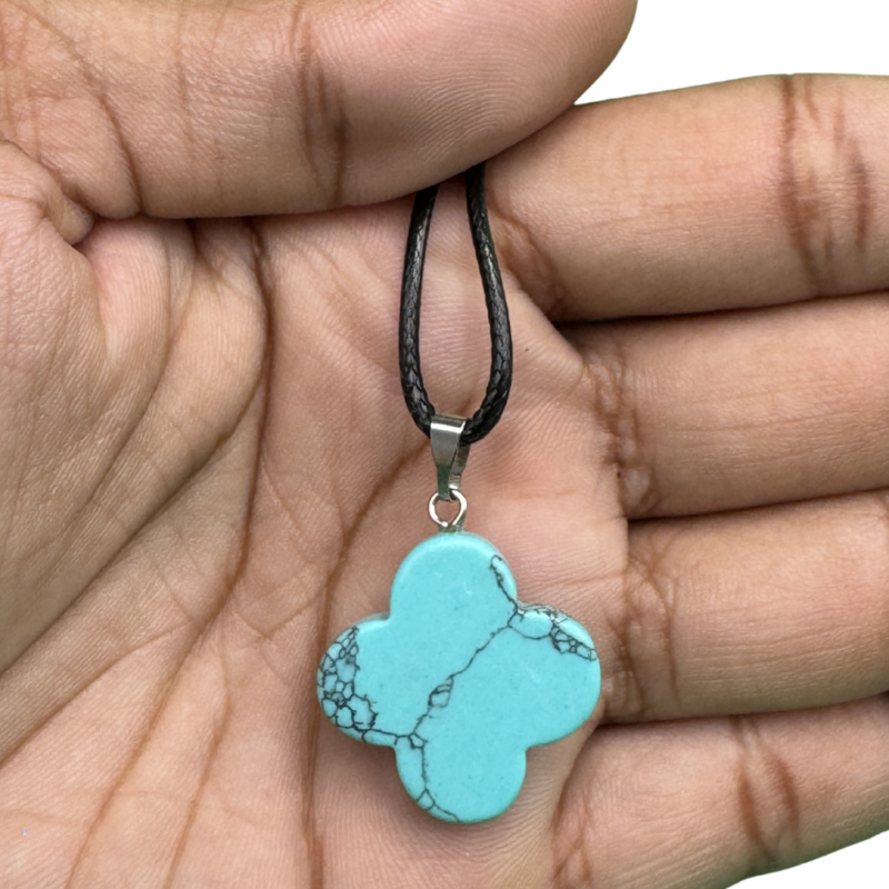 CRYSTAL SOUQ Imitation turquoise Pendant