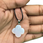 CRYSTAL SOUQ Opalite Clover Pendant
