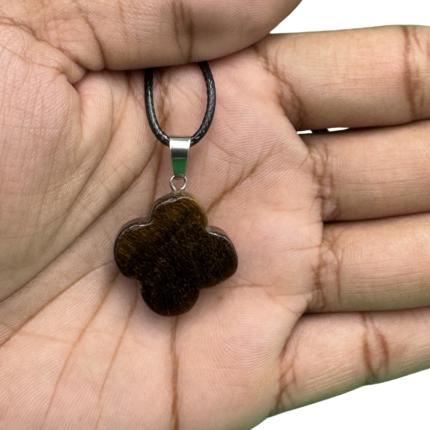 CRYSTAL SOUQ Natural Tiger Eye Stone Pendant