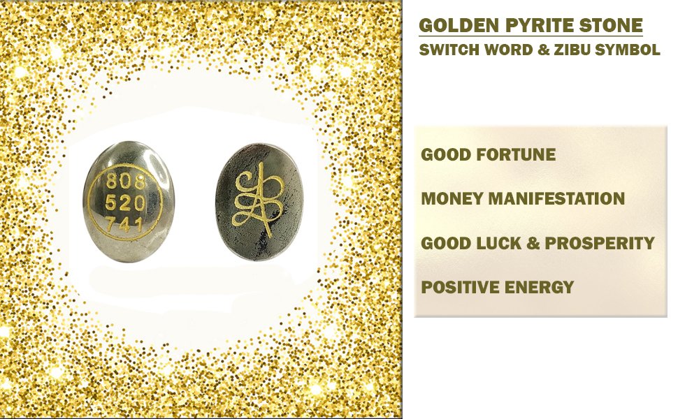 About Golden Pyrite Stone Zibu Coin Banner Layout