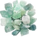 REBUY Natural Fluorite Raw Rough Stones for Mind-Body Harmony & Vastu (150 GM)