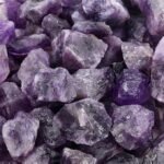 REBUY Natural Amethyst Raw Crystals – Premium Rough Purple Quartz Stones for Healing, Chakra Balancing, & Vastu (100 GM)