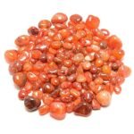 REBUY Natural Polished Carnelian Tumble Stones Kit (100 GM)