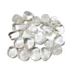 REBUY Natural Polished Clear Quartz Tumble Stones Kit (100 GM)