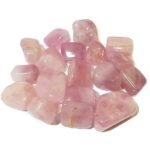 REBUY Natural Polished Rose Quartz Tumble Stones Kit (100 GM)