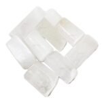 REBUY Natural Polished Selenite Tumble Stones Kit (50 GM)