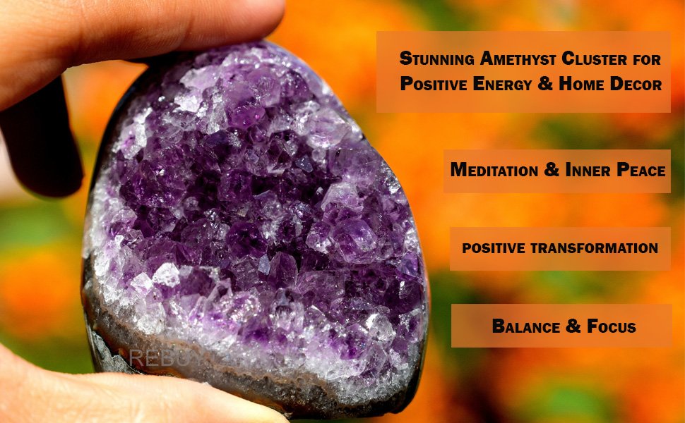 Natural Amethyst Cluster from Uruguay