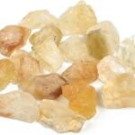 CrystalSouq Natural Citrine Raw Rough Stone for Wealth & Solar Plexus (50g)