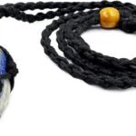 CrystalSouq Natural Lapis Lazuli Tumble Gemstone Pendant for Wisdom, Truth & Intuition